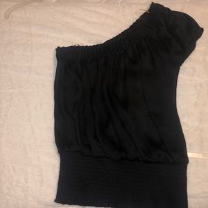 Black polyester top